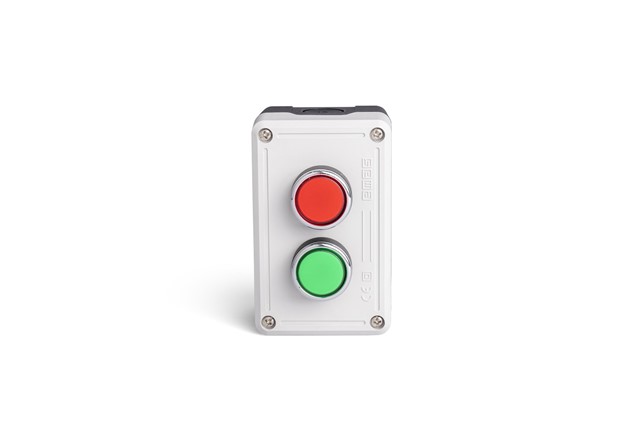 PY Series Plastic 2 Holes B200DK + B100DY Grey-Black Control Box